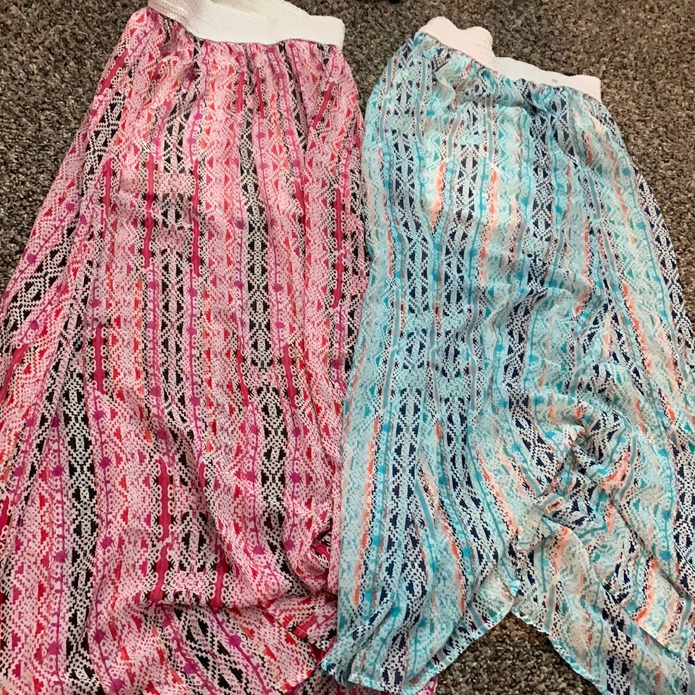 2 long floral skirts